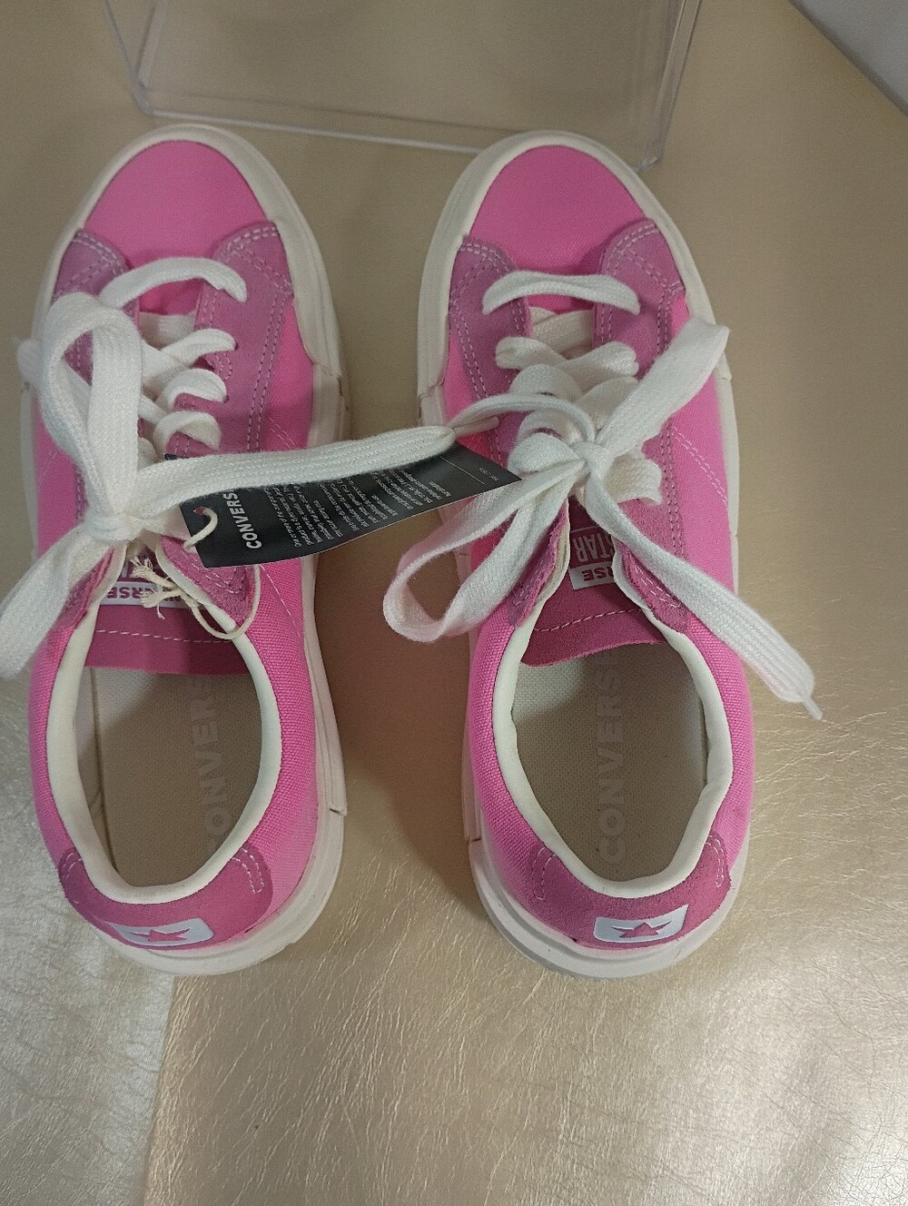 Converse Women's SZ 8.5 Chuck Taylor All Star Cruise Low Pink/White A10440C New. - Picture 7 of 10